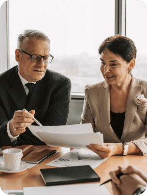 Menedżer doradza rozwój firmy